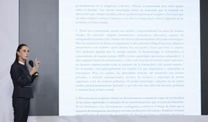 Sheinbaum ve muy interesante la reflexi&oacute;n humanista del papa Le&oacute;n XIV sobre IA