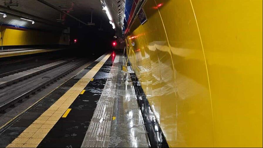Corrigen filtración de agua en estación Rosa Duarte del Metro de Santo Domingo