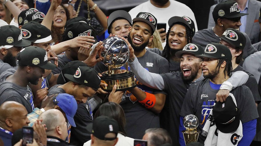 Knicks barren a Cavaliers y jugar&aacute;n por su primer anillo desde 1973; otro doble doble de Karl Towns