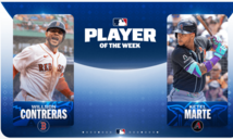 Marte y Contreras escogidos jugadores de la semana