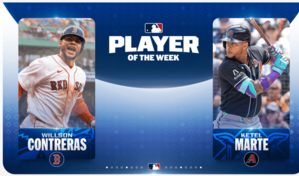 Marte y Contreras escogidos jugadores de la semana
