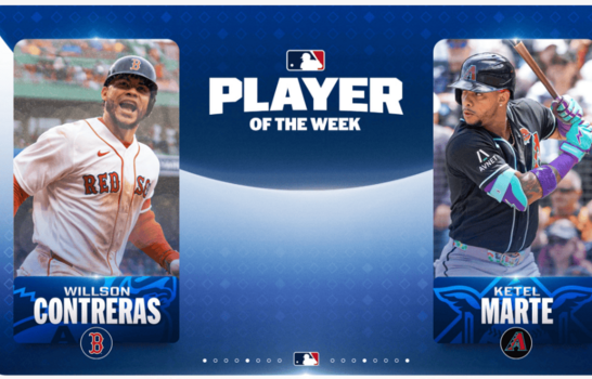 Marte y Contreras escogidos jugadores de la semana