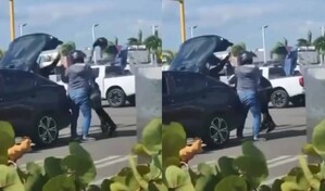 Motorista golpea a mujer con su casco tras discusi&oacute;n en Santo Domingo Este