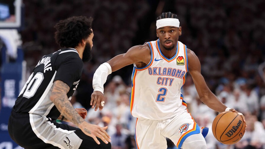 El Thunder se adelanta 3-2 ante Spurs y queda a un paso de las Finales