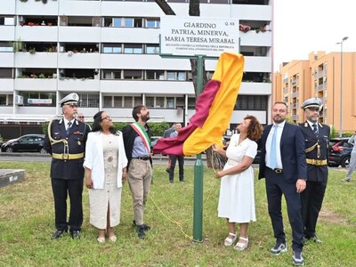 Inauguran en Roma jardín en honor a las hermanas Mirabal