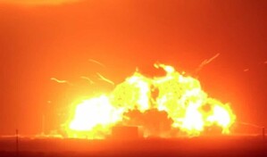 Explota cohete de Blue Origin durante prueba en Cabo Ca&ntilde;averal