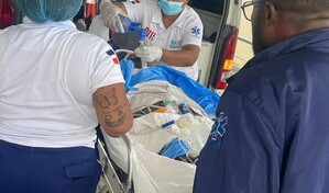 Trasladan a Santo Domingo a ni&ntilde;os que sufrieron graves quemaduras por descarga el&eacute;ctrica en Hig&uuml;ey