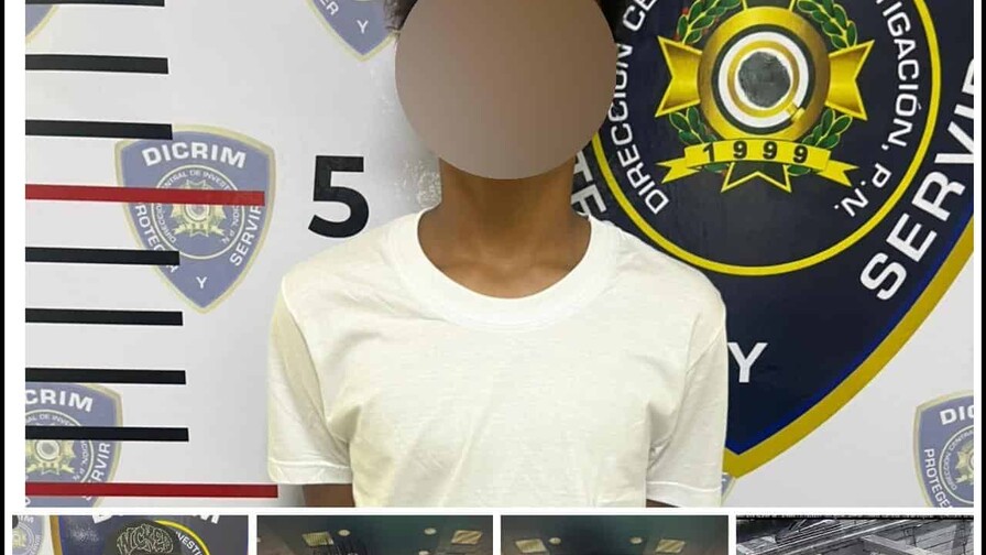 Polic&iacute;a retiene adolescente vinculado a denuncia de extorsi&oacute;n contra un conductor