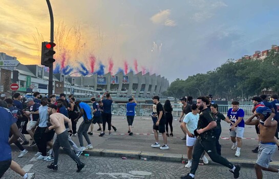 Al menos 79 detenciones y un polic&iacute;a herido, balance provisional por los festejos del PSG