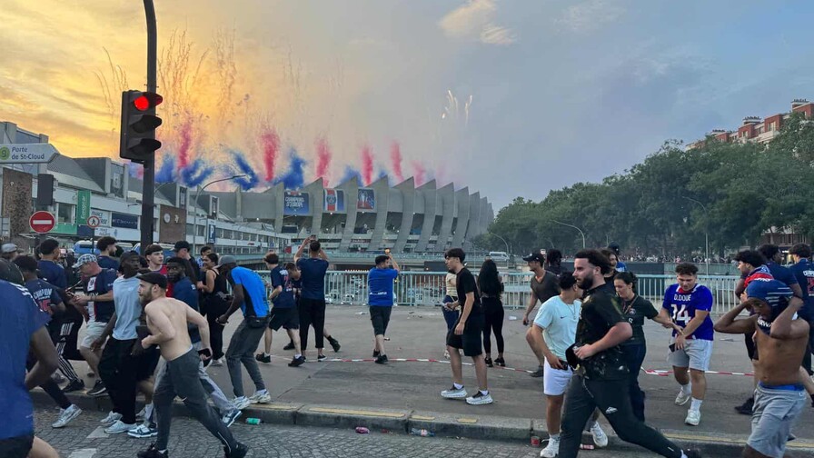Al menos 79 detenciones y un policía herido, balance provisional por los festejos del PSG Al menos 79 detenciones y un policía herido, balance provisional por los festejos del PSG