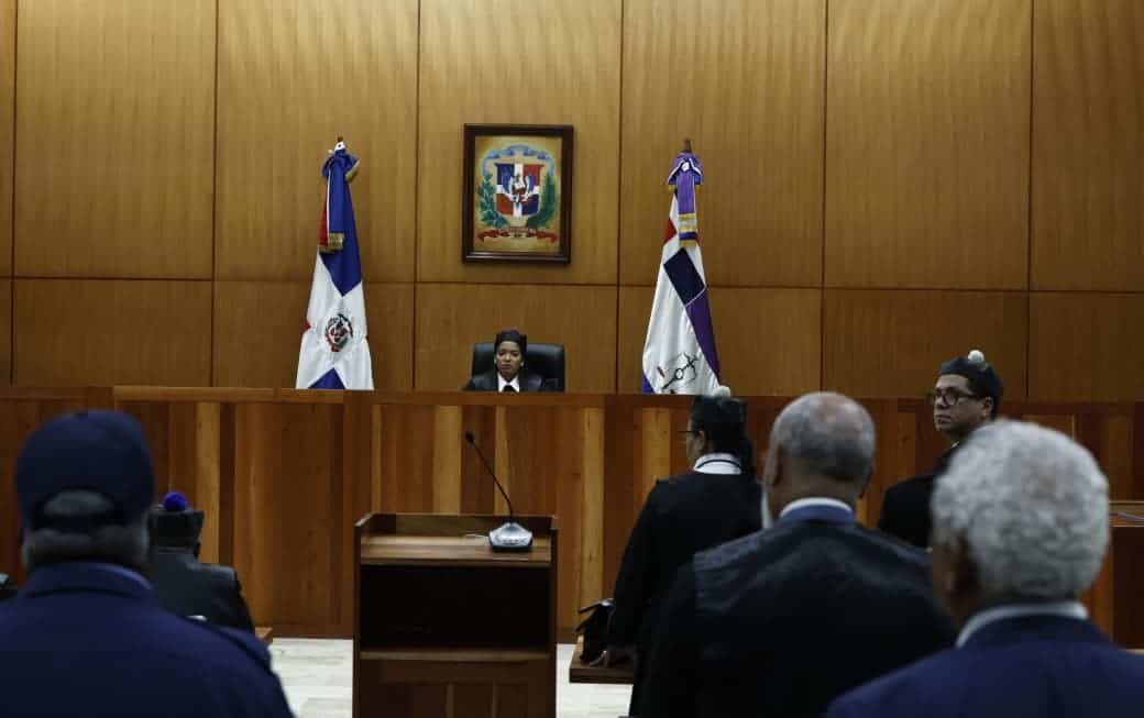 La magistrada Altagracia Ramírez encabezó la audiencia en la que se definió el futuro judicial de los implicados en el caso Calamar tras más de tres años de investigación.(SAMIL MATEO)