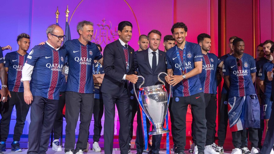 El PSG celebra en París su bicampeonato de Europa bajo una estrictas medidas de seguridad El PSG celebra en París su bicampeonato de Europa bajo una estrictas medidas de seguridad