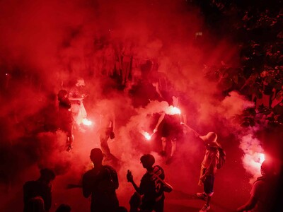 Más de 400 detenidos y siete policías heridos en festejos del PSG