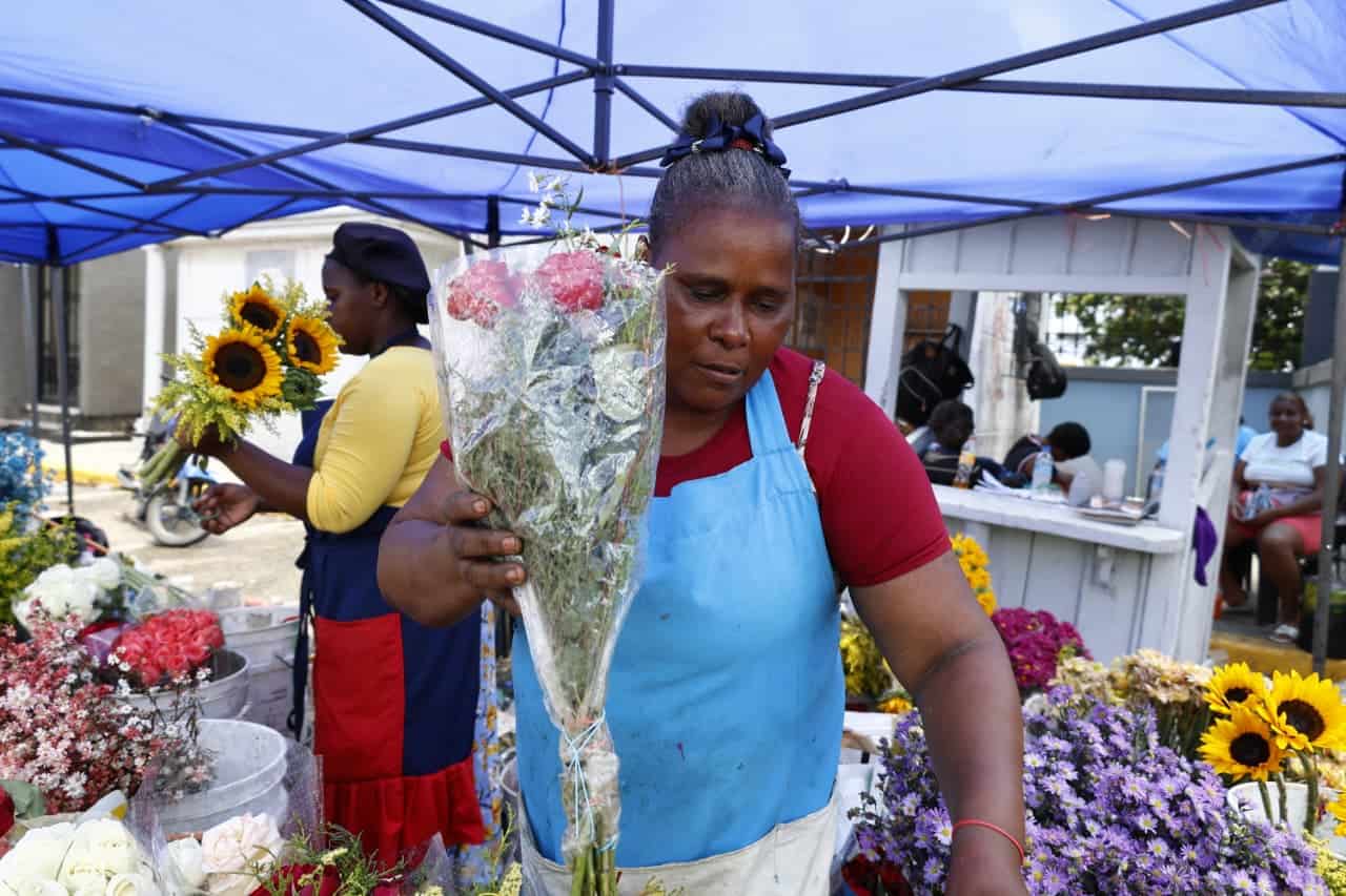 Vendedora de flores.