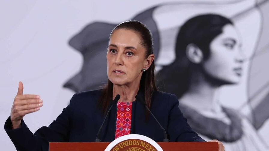 Sheinbaum califica de provocaci&oacute;n las protestas de maestros antes del Mundial en M&eacute;xico