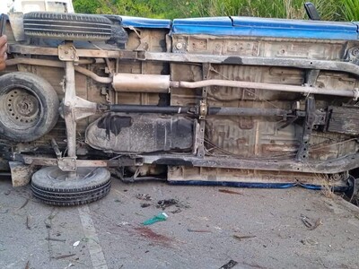 Accidente en Nisibón deja un hombre muerto y una mujer herida