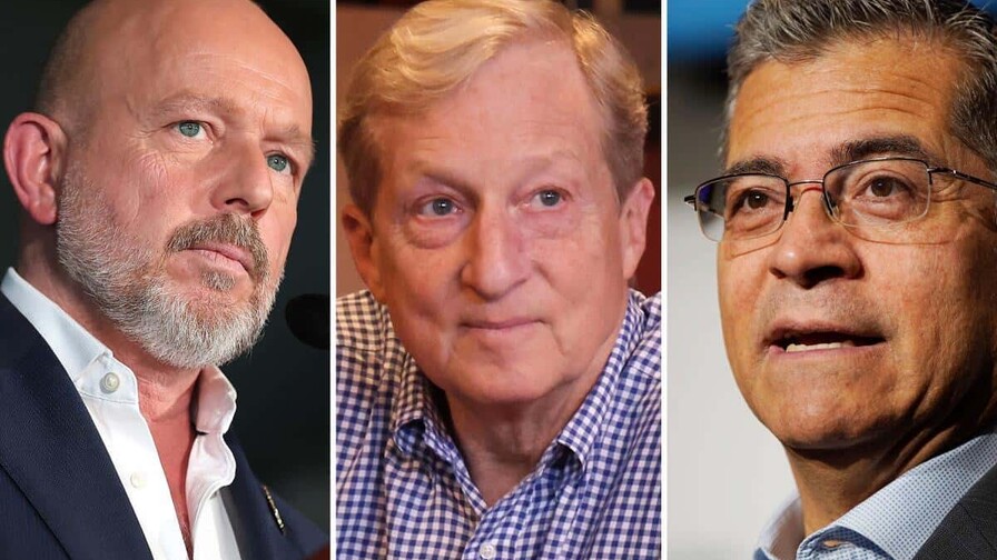 Un aliado de Biden, un amigo de Trump y un millonario compiten por gobernar a California