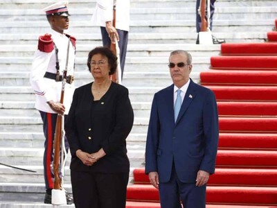 Visita oficial Surinam: Jennifer Geerlings se reúne con Abinader