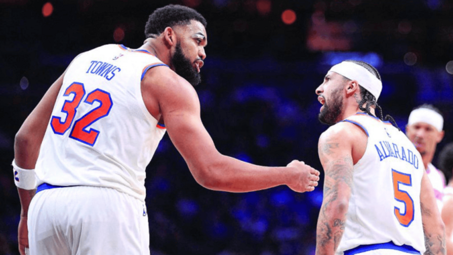 Los Knicks de los latinos Towns y Alvarado desaf&iacute;an a unos Spurs con la huella de Gin&oacute;bili