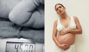 Protagonista de La reina del flow anuncia el nacimiento de su primer hijo a los 42 a&ntilde;os