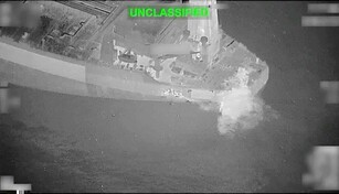 EE. UU. dej&oacute; fuera de servicio una nave por violar el bloqueo a los puertos iran&iacute;es