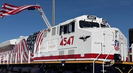 Tren conmemorativo dedicado a Trump por el 250 aniversario de EE. UU. desata cr&iacute;ticas