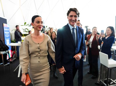 Justin Trudeau muestra a Katy Perry la residencia soñada juntos