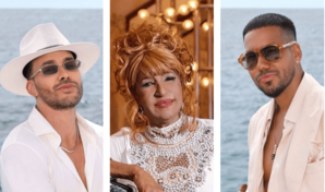 Romeo Santos y Prince Royce celebran las ra&iacute;ces dominicanas con Fefita la Grande en "Ay! San Miguel