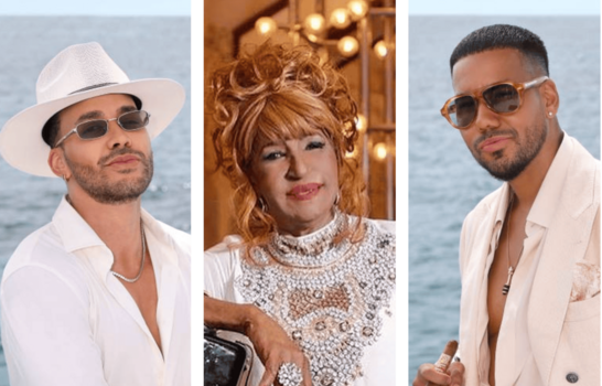 Romeo Santos y Prince Royce celebran las ra&iacute;ces dominicanas con Fefita la Grande en "Ay! San Miguel