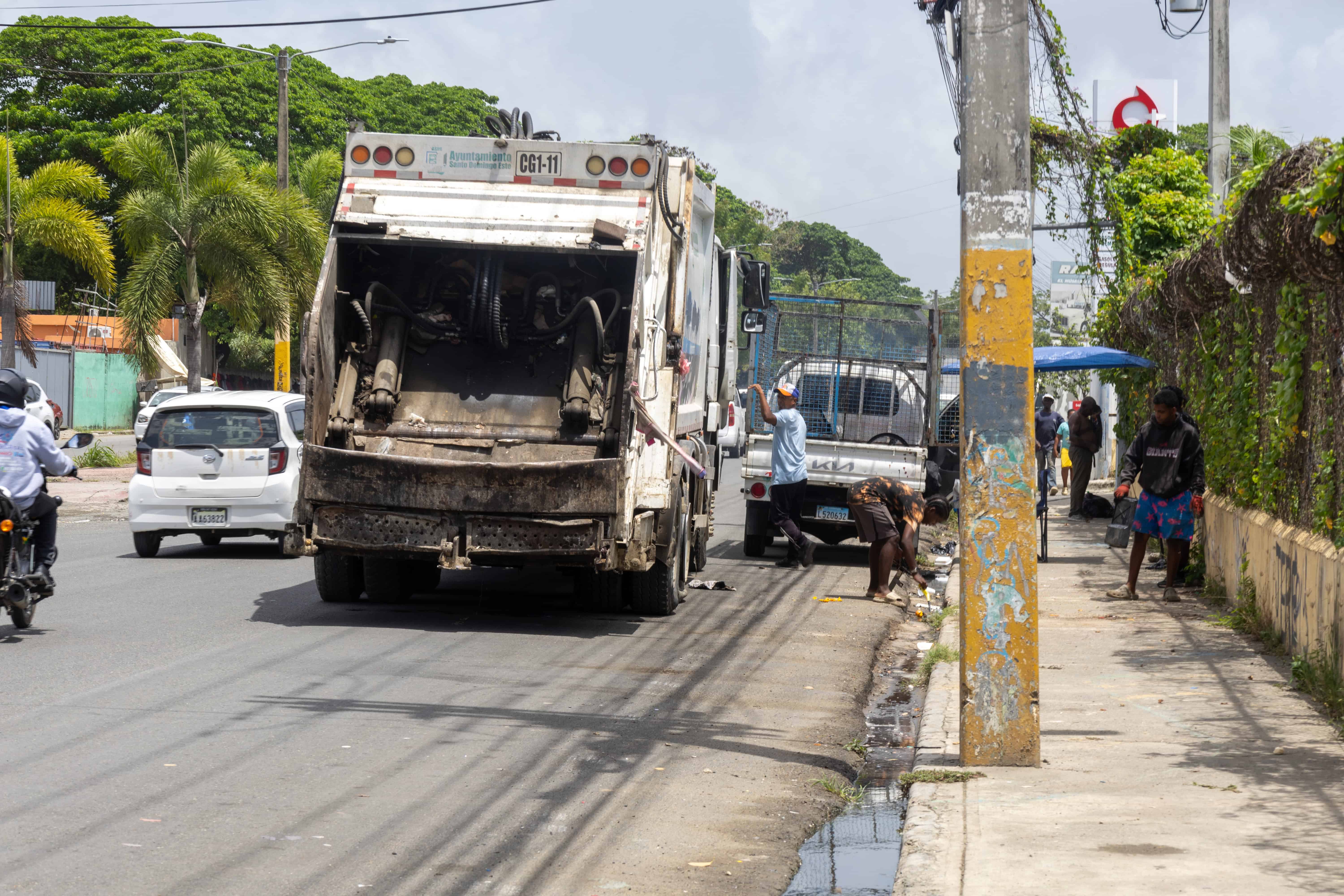 Fueron pocos los camines visotos durante el recorrido realizado por Diario Libre.