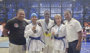 Hermanas dominicanas disputan el oro en Colombia y convierten la final en un triunfo familiar