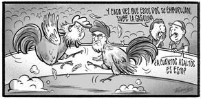 Caricatura de Noticiero Poteleche 8 junio 2026