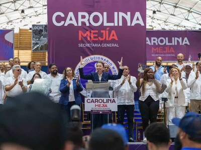 Carolina Mejía promete recompensar a quienes la apoyen