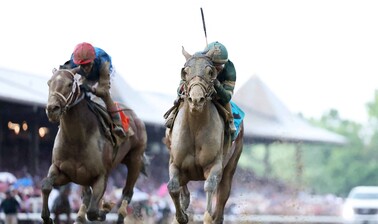 Tras el Derby de Kentucky, Golden Tempo triunfa tambi&eacute;n en Belmont Stakes