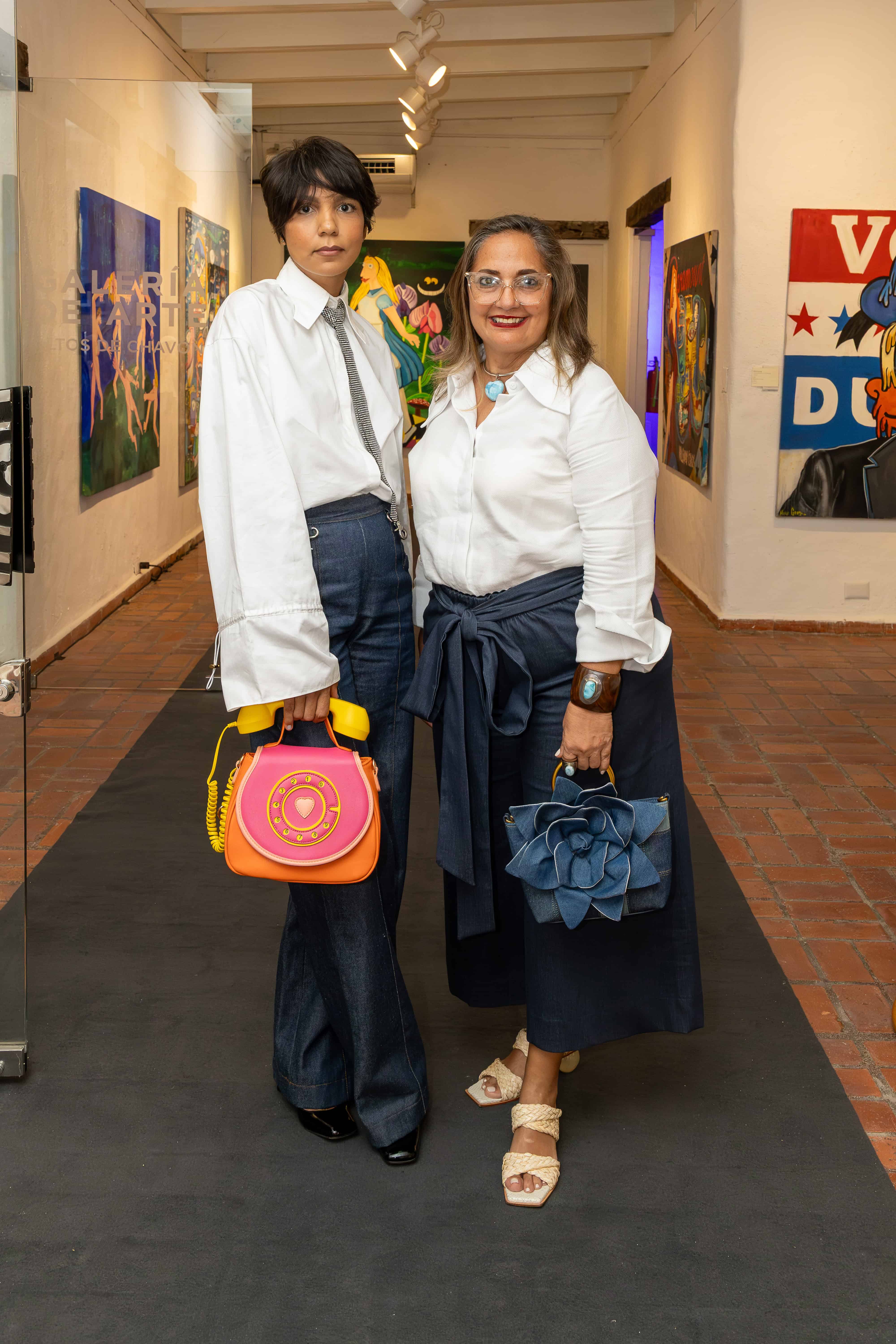 Ichanell Rodríguez y Anny Abate.