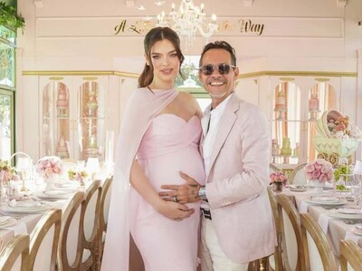 Marc Anthony y Nadia Ferreira celebran baby shower en Miami