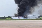 Un avión se accidenta en La Romana Un avión se accidenta en La Romana