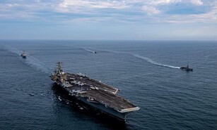 De propulsi&oacute;n nuclear y militar: as&iacute; es portaaviones de EE. UU. visitado por autoridades dominicanas