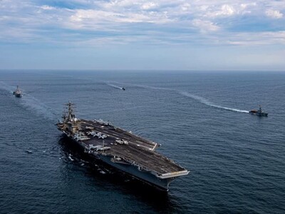 Así es el USS Nimitz, el buque visitado por autoridades domi
