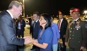 Erdogan y Delcy Rodr&iacute;guez se re&uacute;nen en Estambul