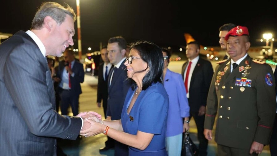 Erdogan y Delcy Rodríguez se reúnen en Estambul Erdogan y Delcy Rodríguez se reúnen en Estambul