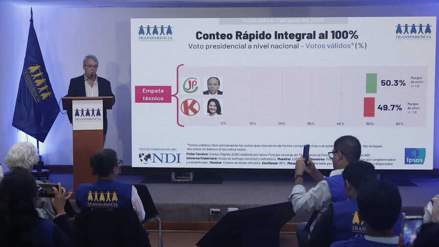 Fujimori sigue cinco puntos por delante de Sánchez, con el 50 % del escrutinio en Perú Fujimori sigue cinco puntos por delante de Sánchez, con el 50 % del escrutinio en Perú