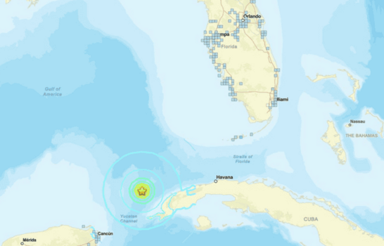 Un sismo de magnitud 6.2 sacude la regi&oacute;n occidental de Cuba y se siente en La Habana