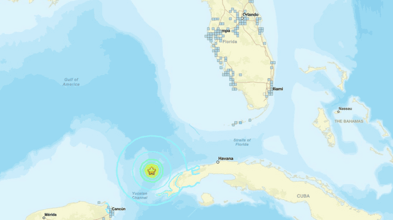 Un sismo de magnitud 6.2 sacude la región occidental de Cuba y se siente en La Habana Un sismo de magnitud 6.2 sacude la región occidental de Cuba y se siente en La Habana