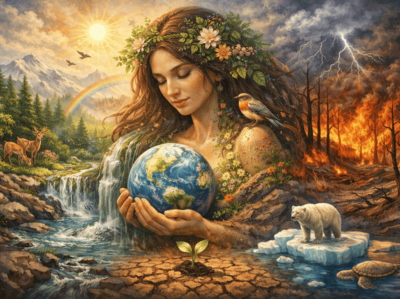 A ti, madre naturaleza, maestra sabia…