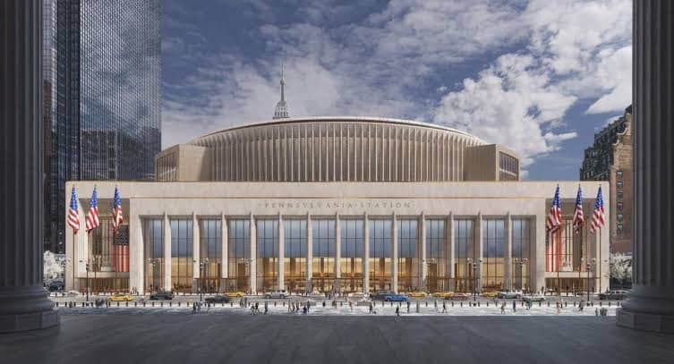 Presentan diseños de la reforma de Penn Station de Nueva York con el sello de Trump Presentan diseños de la reforma de Penn Station de Nueva York con el sello de Trump