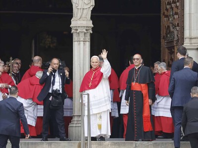 El papa León XIV continúa en Barcelona