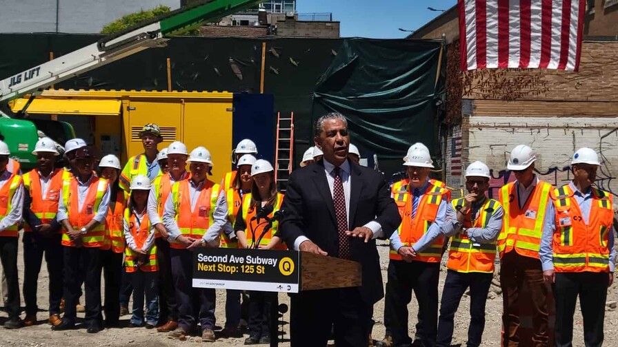 Inician obras de expansi&oacute;n del Metro de la Segunda Avenida que llevar&aacute;n nuevas estaciones a East Harlem