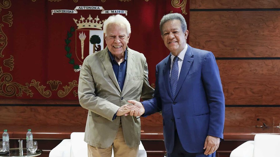 Felipe González y Leonel Fernández piden alianzas en Iberoamérica ante el caos mundial Felipe González y Leonel Fernández piden alianzas en Iberoamérica ante el caos mundial