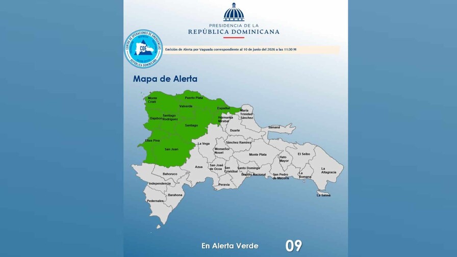 El COE coloca nueve provincias en alerta verde por posibles inundaciones y crecidas de r&iacute;os